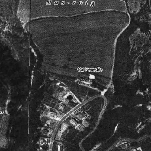Aerial orthophoto of Cal Penedes, 1984