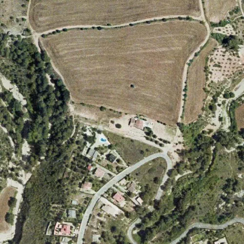 Aerial orthophoto of Cal Penedes, 2000