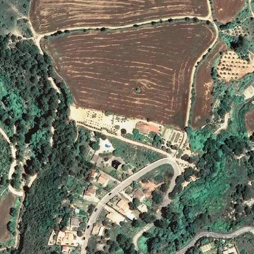 Aerial orthophoto of Cal Penedes, 2008