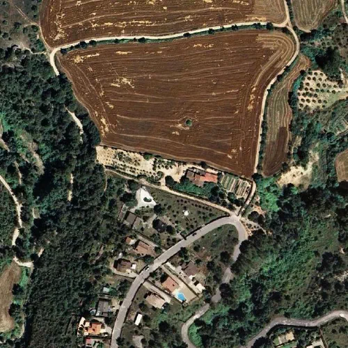 Aerial orthophoto of Cal Penedes, 2010