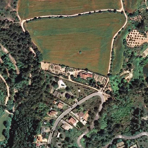 Aerial orthophoto of Cal Penedes, 2012
