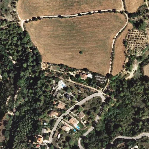Aerial orthophoto of Cal Penedes, 2016