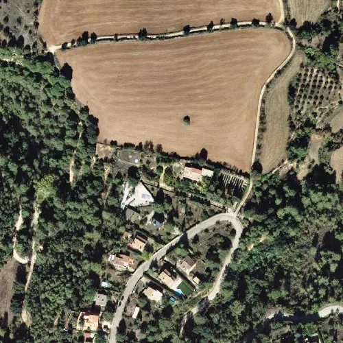 Aerial orthophoto of Cal Penedes, 2017
