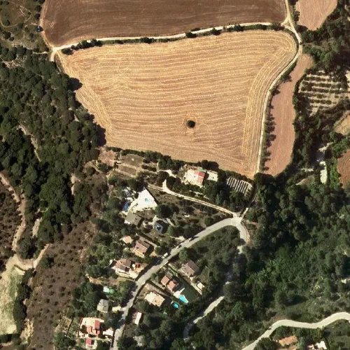 Aerial orthophoto of Cal Penedes, 2018