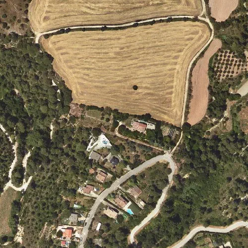 Aerial orthophoto of Cal Penedes, 2020